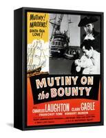 Mutiny on the Bounty, Movita, Clark Gable, Charles Laughton, 1935-null-Framed Stretched Canvas