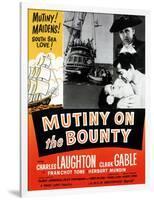 Mutiny on the Bounty, Movita, Clark Gable, Charles Laughton, 1935-null-Framed Art Print