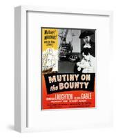 Mutiny on the Bounty, Movita, Clark Gable, Charles Laughton, 1935-null-Framed Art Print