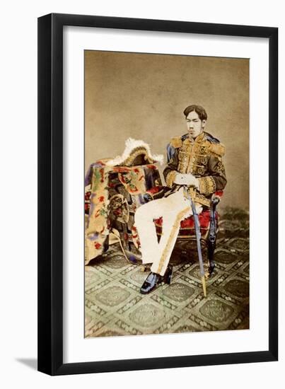 Mutsuhito, Emperor of Japan, 1873-Uchida Kyuichi-Framed Giclee Print