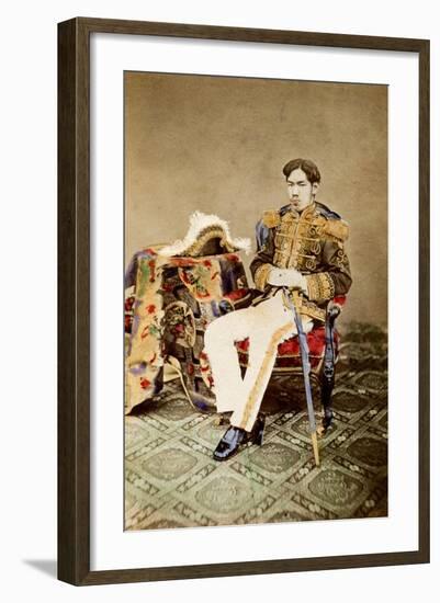 Mutsuhito, Emperor of Japan, 1873-Uchida Kyuichi-Framed Giclee Print