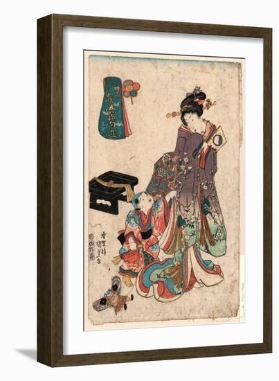 Mutsuki-Utagawa Toyokuni-Framed Giclee Print