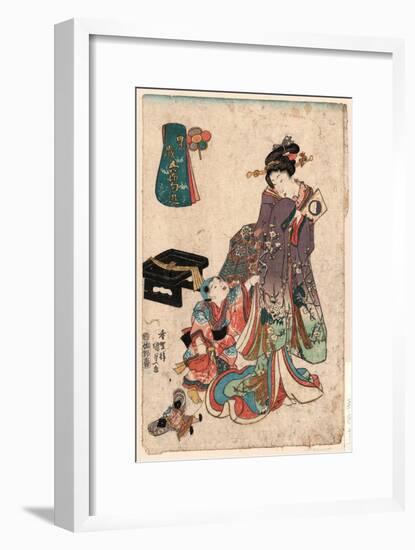 Mutsuki-Utagawa Toyokuni-Framed Giclee Print