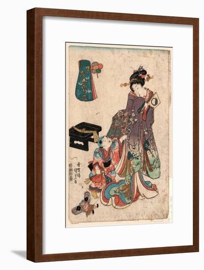 Mutsuki-Utagawa Toyokuni-Framed Giclee Print