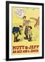 Mutt and Jeff - an Ace and a Joker-null-Framed Art Print