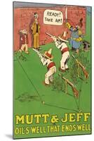 Mutt and Jeff - Oils Well That Ends Well-null-Mounted Art Print