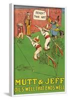 Mutt and Jeff - Oils Well That Ends Well-null-Framed Art Print