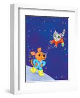 Mutt on the Moon - Jack & Jill-Elisa Chavarri-Framed Giclee Print