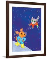 Mutt on the Moon - Jack & Jill-Elisa Chavarri-Framed Giclee Print