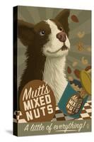 Mutt - Retro Mixed Nuts Ad-Lantern Press-Stretched Canvas