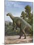 Muttaburrasaurus Langdoni in a Prehistoric Environment-null-Mounted Art Print