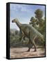 Muttaburrasaurus Langdoni in a Prehistoric Environment-null-Framed Stretched Canvas