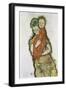 Mutter mit Kind. 1914-Egon Schiele-Framed Giclee Print