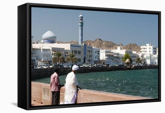 Muttrah District, Muscat, Oman, Middle East-Sergio Pitamitz-Framed Stretched Canvas