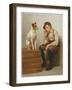 Mutual Admiration, 1898 (Oil on Canvas)-John George Brown-Framed Giclee Print