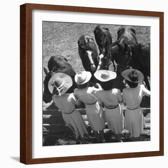 Mutual Admiration-The Chelsea Collection-Framed Art Print