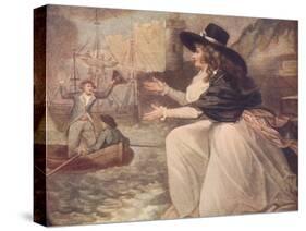 Mutual Joy, Or The Ship in Harbour, c1788, (1906)-Philip Dawe-Stretched Canvas