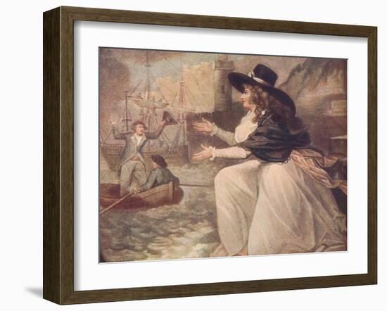 Mutual Joy, Or The Ship in Harbour, c1788, (1906)-Philip Dawe-Framed Giclee Print