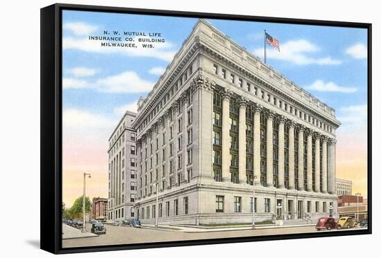 Mutual Life Building, Milwaukee, Wisconsin-null-Framed Stretched Canvas