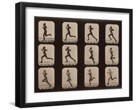 Muybridge Locomotion, Man Running, 1881-Science Source-Framed Giclee Print