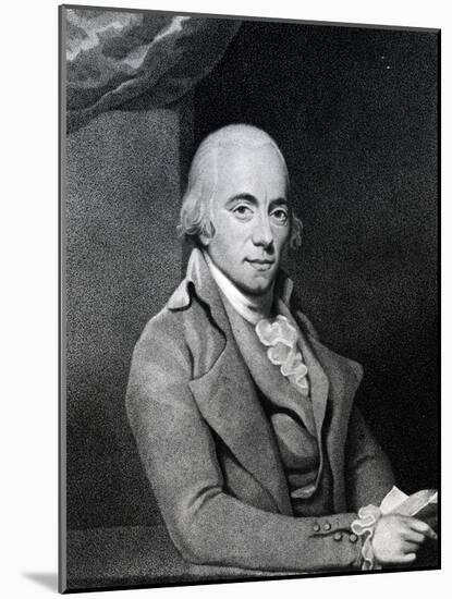 Muzio Clementi, 1794 (Engraving)-Thomas Hardy-Mounted Giclee Print