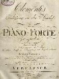 Title Page of Sonata for Four Hands-Muzio Clementi-Giclee Print