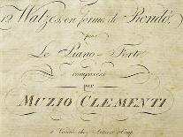 Title Page of Waltz for Piano-Muzio Clementi-Giclee Print