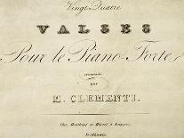 Title Page of Waltz as a Rondeau for Piano-Muzio Clementi-Giclee Print