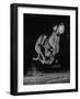 Muzzled Greyhound Captured at Full Speed by High Speed Camera in Race at Wonderland Track-Gjon Mili-Framed Photographic Print