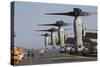 Mv-22 Ospreys Sit Ready for Launch on the Flight Deck of USS Kearsarge-null-Stretched Canvas