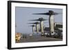 Mv-22 Ospreys Sit Ready for Launch on the Flight Deck of USS Kearsarge-null-Framed Photographic Print