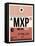 MXP Milan Luggage Tag 1-NaxArt-Framed Stretched Canvas