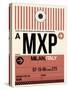 MXP Milan Luggage Tag 1-NaxArt-Stretched Canvas
