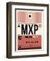 MXP Milan Luggage Tag 1-NaxArt-Framed Art Print