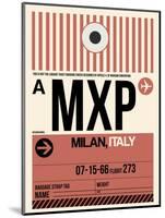 MXP Milan Luggage Tag 1-NaxArt-Mounted Art Print