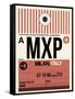 MXP Milan Luggage Tag 1-NaxArt-Framed Stretched Canvas