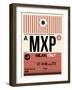 MXP Milan Luggage Tag 1-NaxArt-Framed Art Print