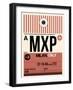 MXP Milan Luggage Tag 1-NaxArt-Framed Art Print