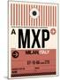 MXP Milan Luggage Tag 1-NaxArt-Mounted Art Print