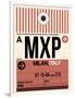 MXP Milan Luggage Tag 1-NaxArt-Framed Art Print