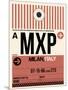 MXP Milan Luggage Tag 1-NaxArt-Mounted Art Print