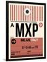 MXP Milan Luggage Tag 1-NaxArt-Framed Art Print