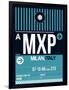 MXP Milan Luggage Tag 2-NaxArt-Framed Art Print