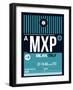 MXP Milan Luggage Tag 2-NaxArt-Framed Art Print