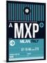 MXP Milan Luggage Tag 2-NaxArt-Mounted Art Print