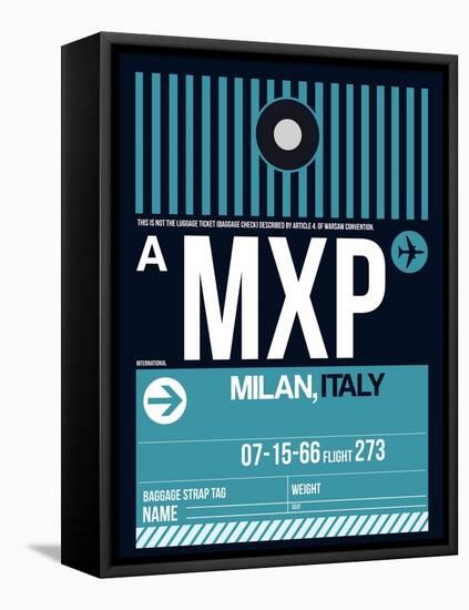 MXP Milan Luggage Tag 2-NaxArt-Framed Stretched Canvas