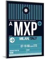 MXP Milan Luggage Tag 2-NaxArt-Mounted Art Print