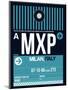 MXP Milan Luggage Tag 2-NaxArt-Mounted Art Print