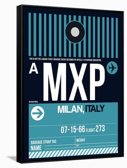 MXP Milan Luggage Tag 2-NaxArt-Framed Stretched Canvas