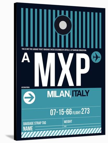 MXP Milan Luggage Tag 2-NaxArt-Stretched Canvas